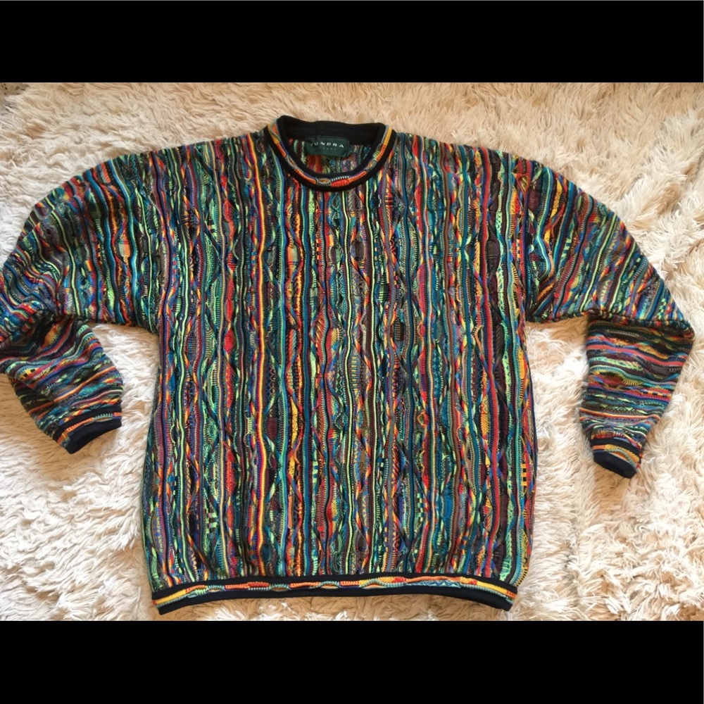 Tundra (Coogi Style) Cotton Sweater.